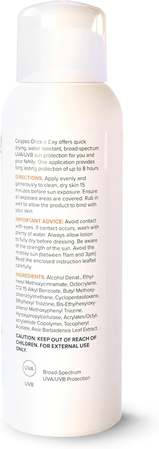 Calypso SPF50+ Once a Day Sun Care Lotion - 150ml - Image 4