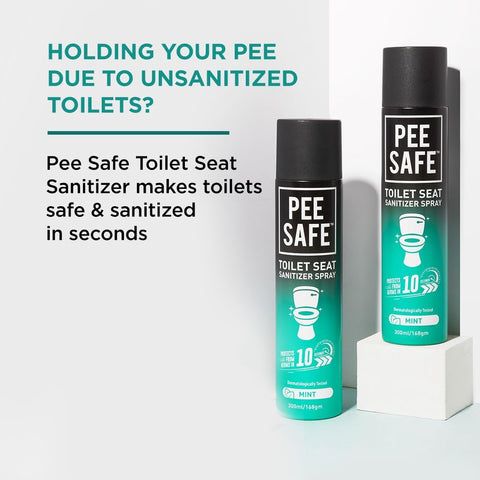 PEE SAFE Toilet Seat Sanitizer Spray Mint 300 ml -