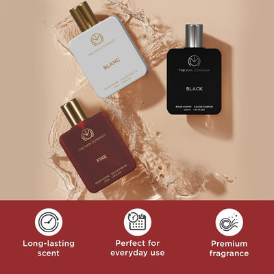 The Man Company Eau de Toilette Trio - Fire, Blanc, Black - 3 x 50ml - Image 7