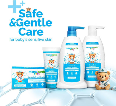 Mamaearth Baby DermaSoft Bathing Bar - SensiCareComplex™, 75g - Image 8
