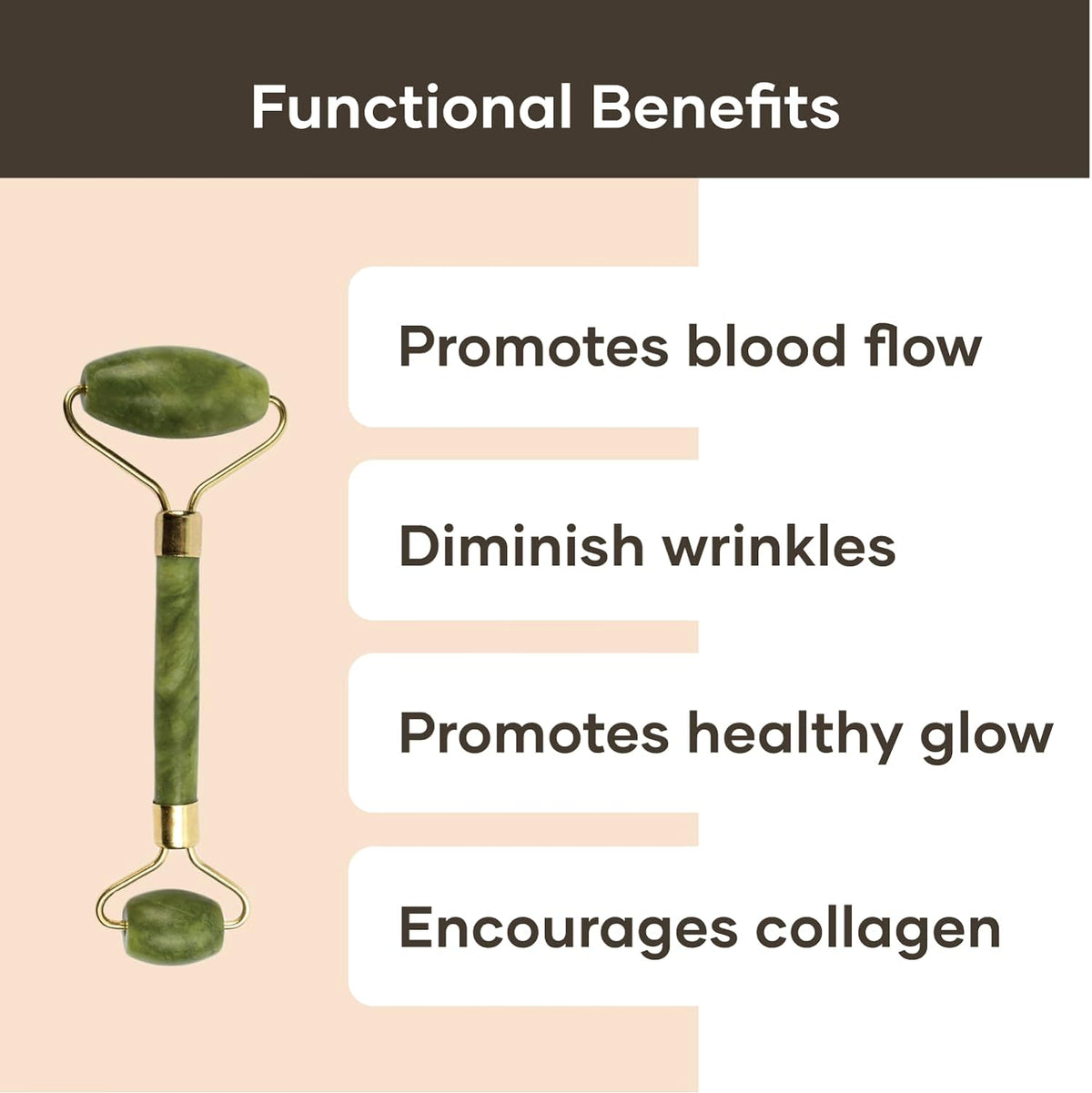 GHC Jade Roller & Gua Sha - Health Devices, 105g - Image 5