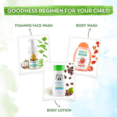 Mamaearth Super Strawberry Body Wash for Kids - with Strawberry & Oat Protein, 300 ml - Image 6