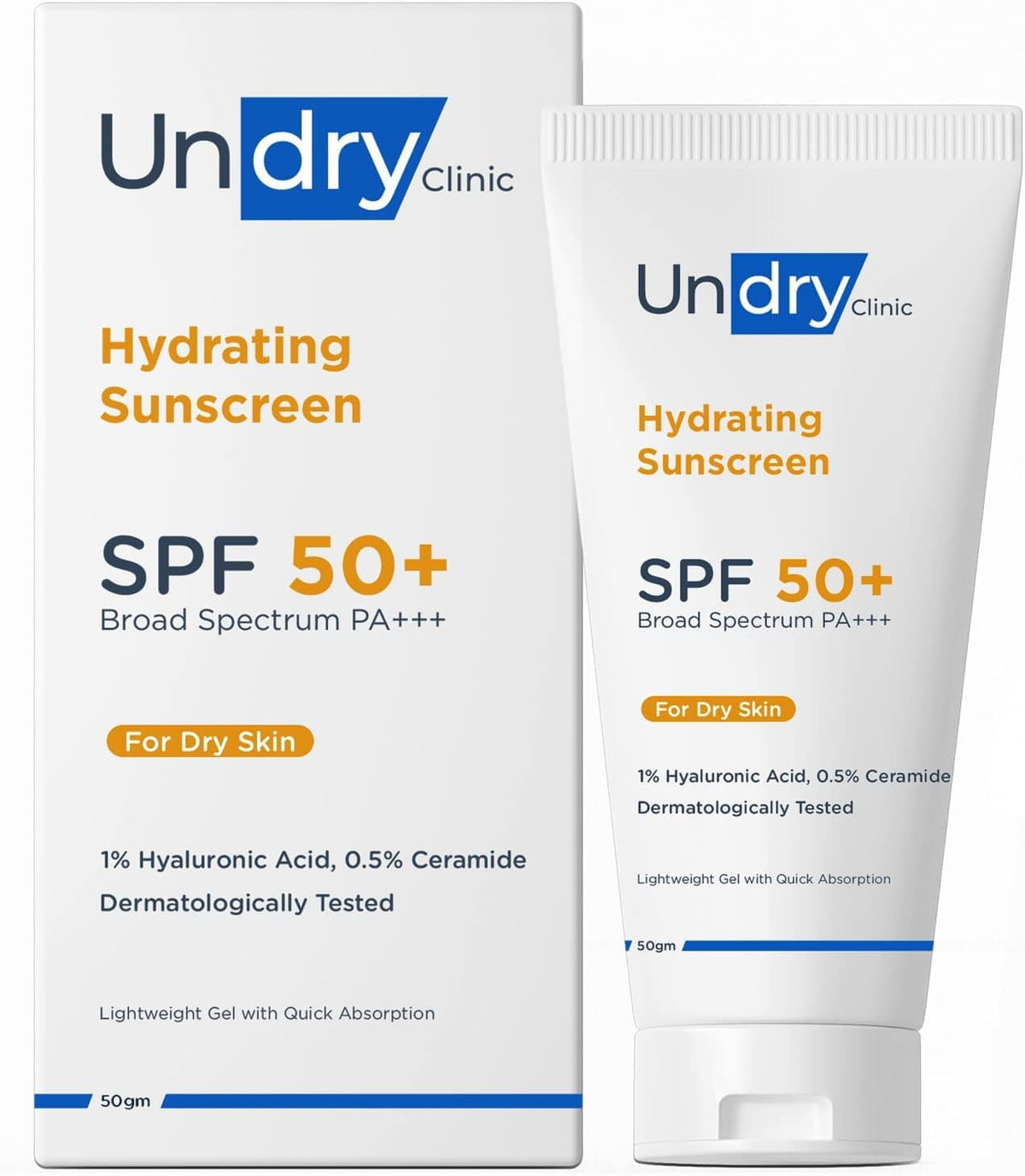 Undry Hydrating Sunscreen SPF 50+ 50Gms