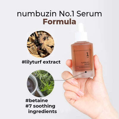 Numbuzin No.1 Glossy Essence Serum - Korean Face Serum with Antioxidants, Betaine & Centella Asiatica, 50ml - Image 6