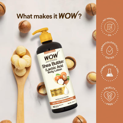 Wow Skin Science Shea & Cocoa Butter Body Lotion - 400 ML - Image 4