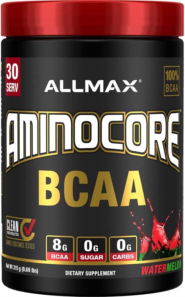 Allmax Nutrition Aminocore BCAA Watermelon - 345g Sports Supplement Powder