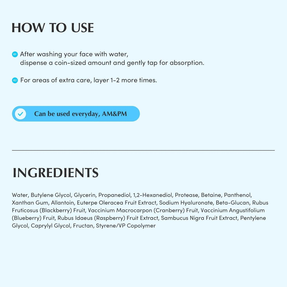 Eqqualberry Face Cleanser - Swimming Pool Toner, 155ml - Image 8