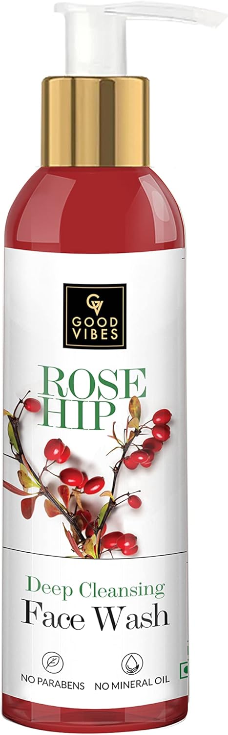 Good Vibes Rosehip Deep Cleansing Face Wash (120 ml)