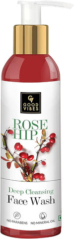 Good Vibes Rosehip Deep Cleansing Face Wash (120 ml)