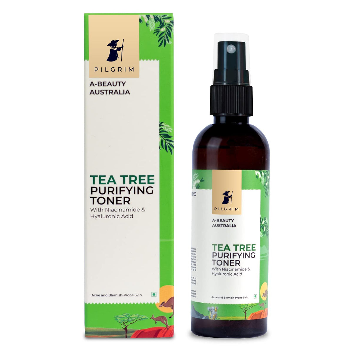 Pilgrim Tea Tree & 2% Niacinamide face toner Women & Men 100 ml