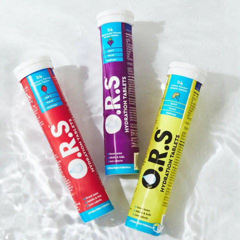 O.R.S Strawberry 24s + ORS Lemon 24s + ORS Black Currant 24s