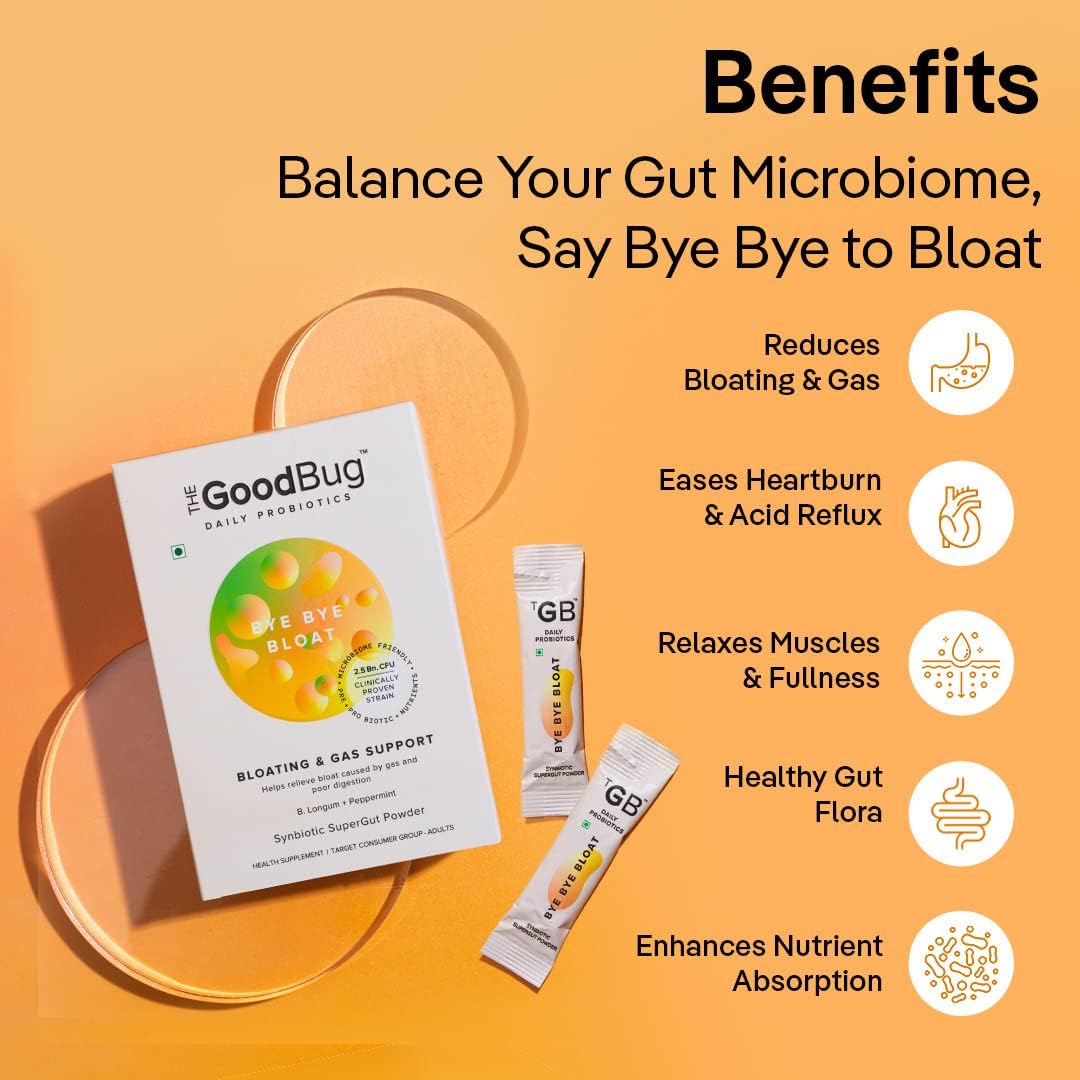 The Good Bug Bye Bye Bloat Stick - Synbiotic Powder, 15-Day Pack - Image 2