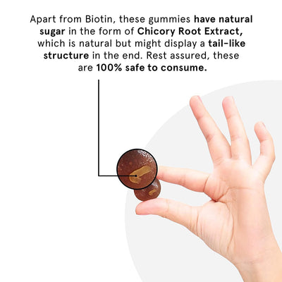 Man Matters Biotin Hair Gummies - Strawberry Flavour, 100% Vegan, No Added Sugar, 30 Count - Image 6