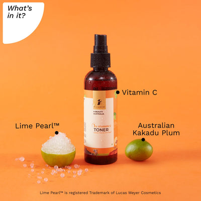 Pilgrim 1% Vitamin C Toner - Face Serum, 100ml - Image 3