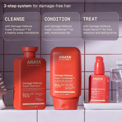 Arata Regenerating Super Shampoo with Onion Oil & Bhringraj - 300ml - Image 5