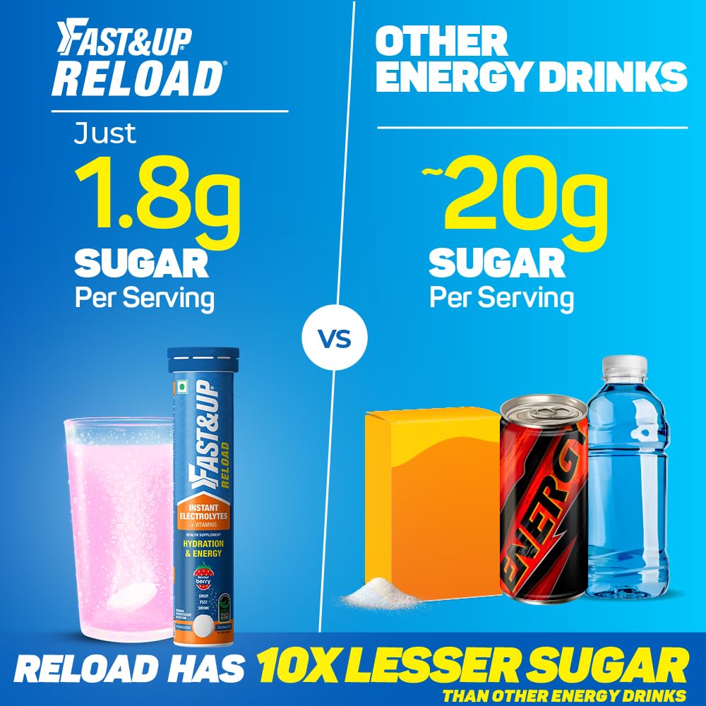Fast & Up Reload Mixed Berry - Functional Hydration Drink, 400g - Image 4