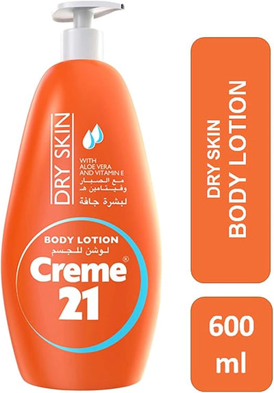 Creme21 Body Lotion for Dry Skin - Moisturising Care - 600ml - Image 2