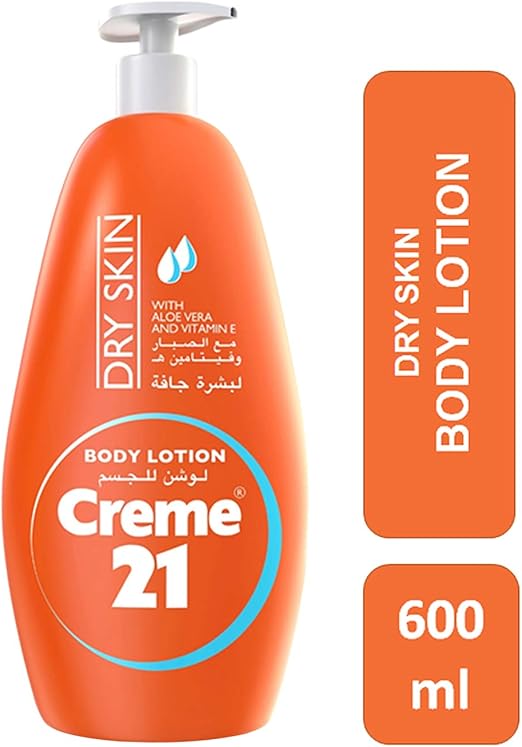Creme21 Body Lotion for Dry Skin - Moisturising Care - 600ml - Image 2