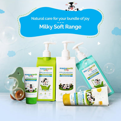 Mamaearth Milky Soft Body Lotion with Oats, Milk & Calendula - 400 ml - Image 8