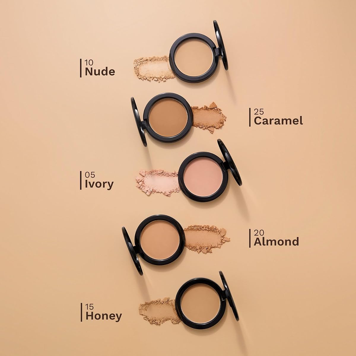 Pilgrim Compact Powder Matte Finish SPF 25, 7g - Honey-15 - Image 7