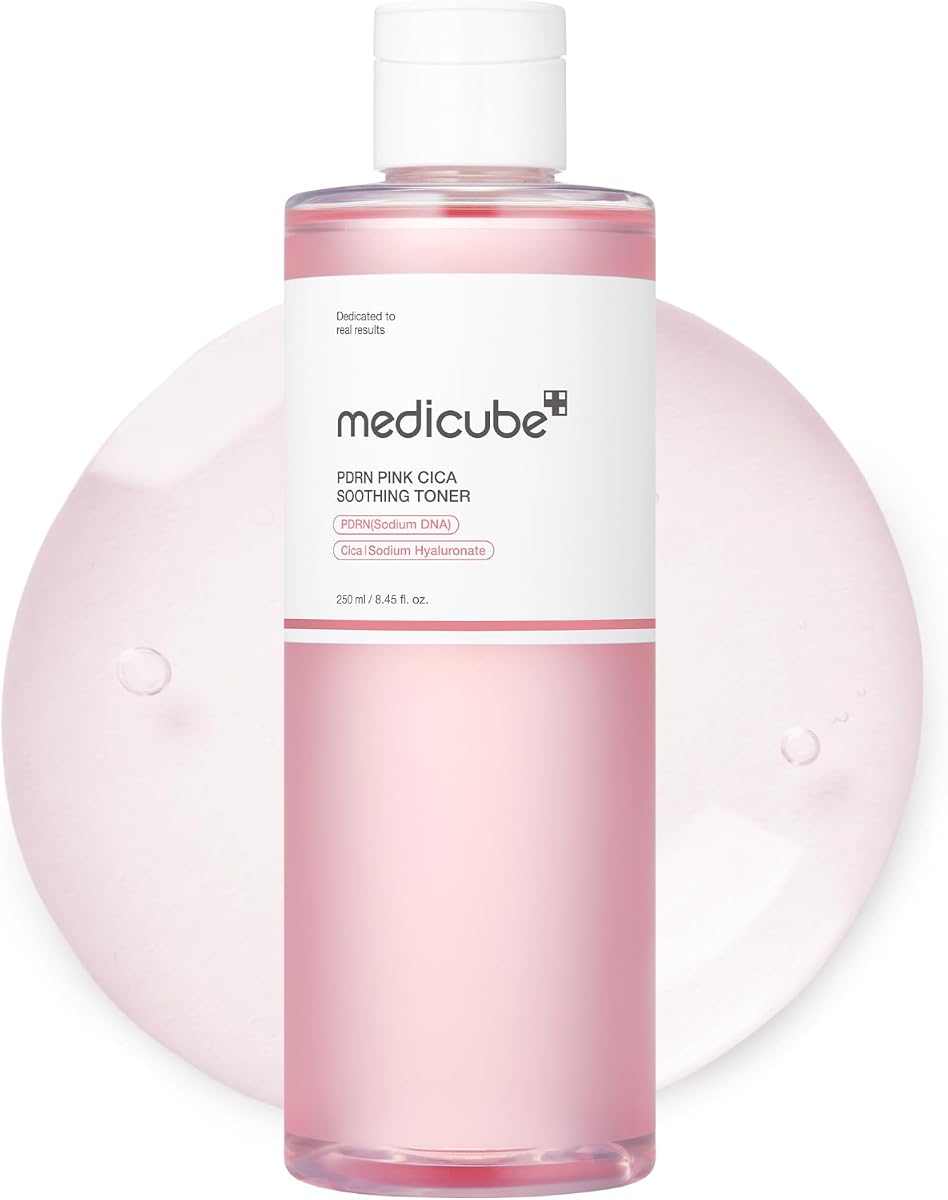 Medicube Salmon DNA PDRN Pink Cica Soothing Toner - 250ml