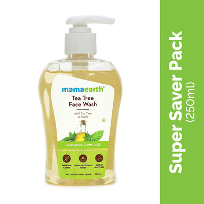Mamaearth Tea Tree Facewash for Acne & Pimples - 250ml - Image 2