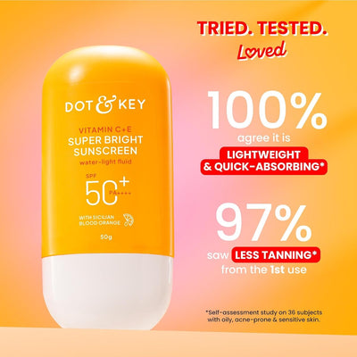 Dot & Key Vitamin C + E Face Sunscreen SPF 50 PA+++ - 50g - Image 6