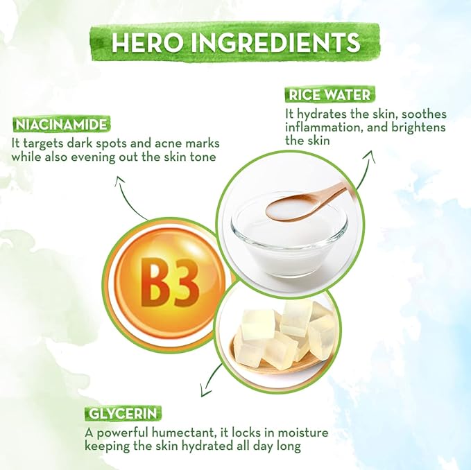 Mamaearth Rice Day Cream - Face Moisturiser, 50 g - Image 5