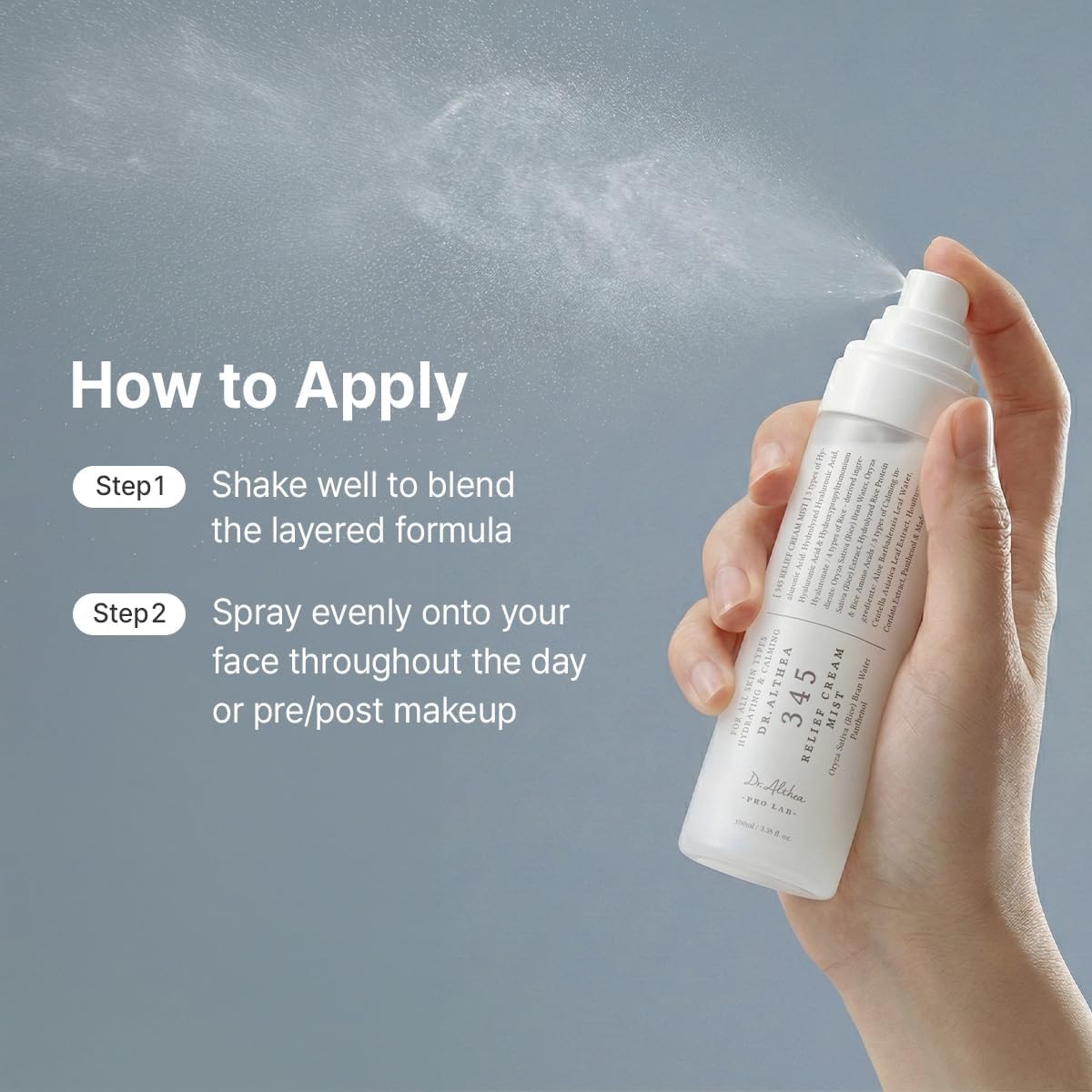 Dr.Althea Relief Cream Mist - Face Moisturiser, 60ml - Image 5