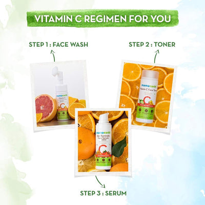 Mamaearth Vitamin C Radiance Combo - Face Wash 1ml & Serum 3g - Image 5