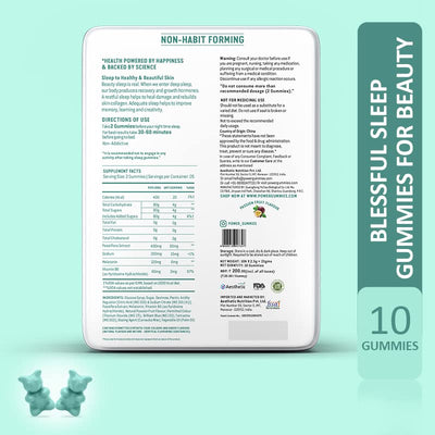 Power Gummies Melatonin Gummies - 10 Count Vitamin Supplement - Image 5