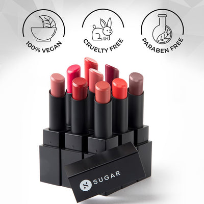 Sugar Cosmetics Nothing Else Matter Longwear Lipstick - 03 Rust Have - Image 5