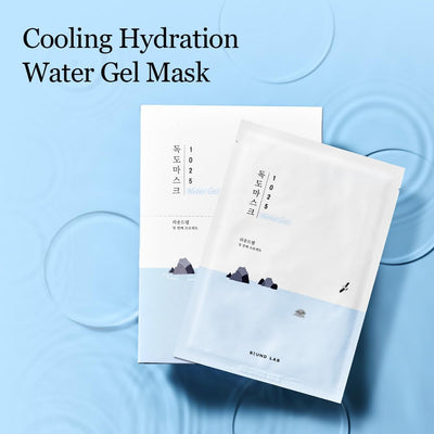 Round Lab 1025 Dokdo Hydrating Water Gel Mask - Hydrolyzed Hyaluronic Acid, 30ml (10 Pack) - Image 2