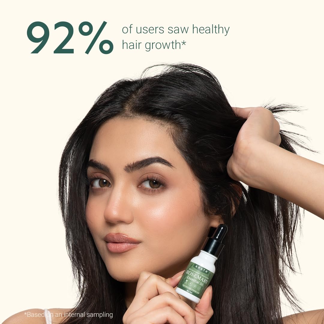 Arata Rosemary Essential Oil Hair Treatment & Oil - 15ml - Image 5