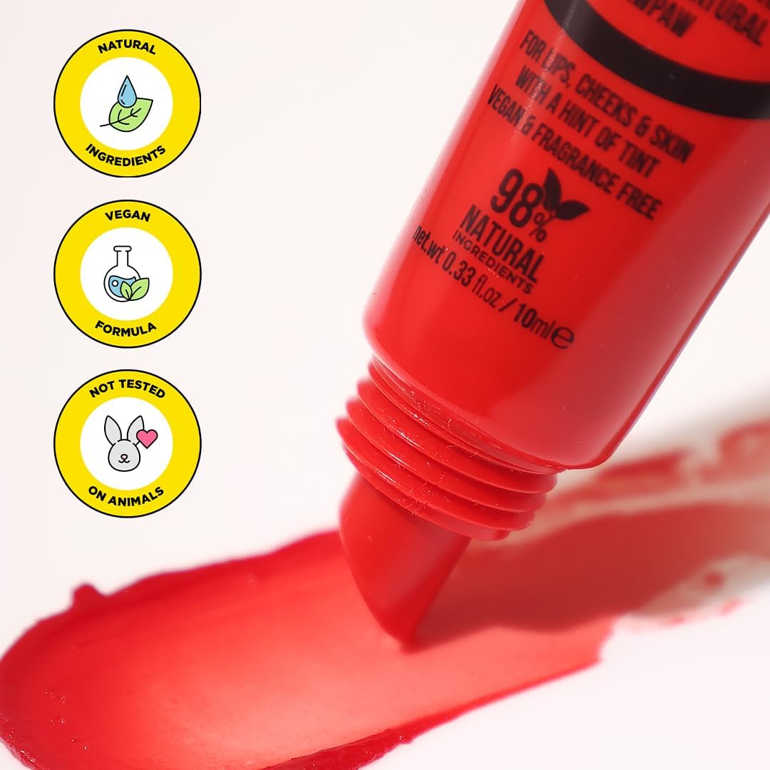 Dr. Pawpaw Tinted Lip Balm Ultimate Red - 10ml - Image 7