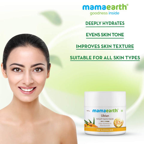 Mamaearth-ubtan Night Face Mask 100gm