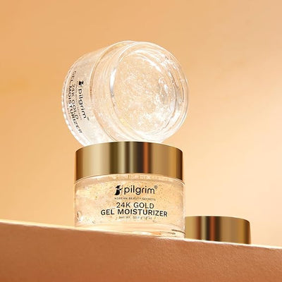Pilgrim 24k Gold Gel Moisturizer - Face Cream - Luxurious Hydration - 50ml - Image 4