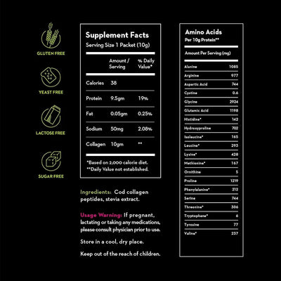 Vital Proteins Versus Marine Collagen Powder - Original Wild Cod Protein, 24 x 10g - Image 4