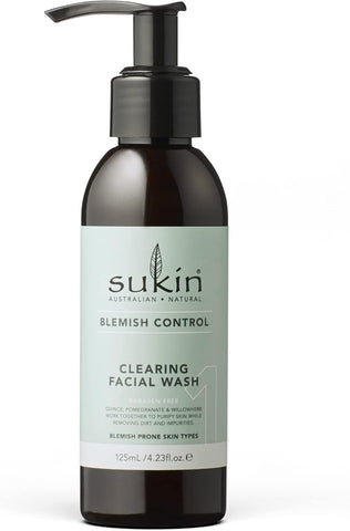 Sukin Blemish Control Clearing Facial Wash 125Ml