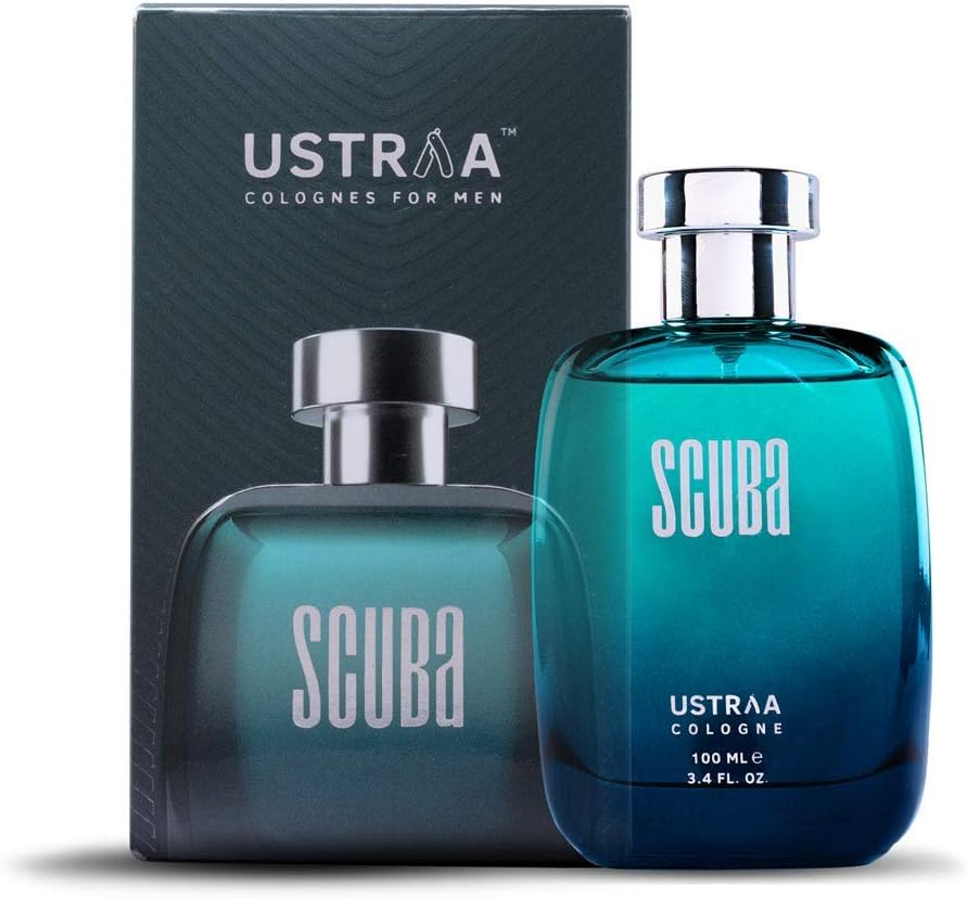 Ustraa Men's Cologne SCUBA - Deep & Fresh Fragrance, 100ml