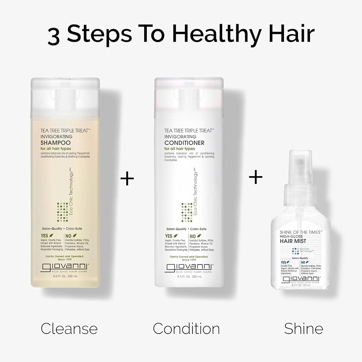 Giovanni Tea Tree Triple Treat Invigorating Shampoo - 60ml - Image 7