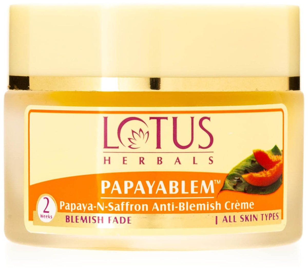 Lotus Herbals Papayablem Anti Blemish Cream - 50gm