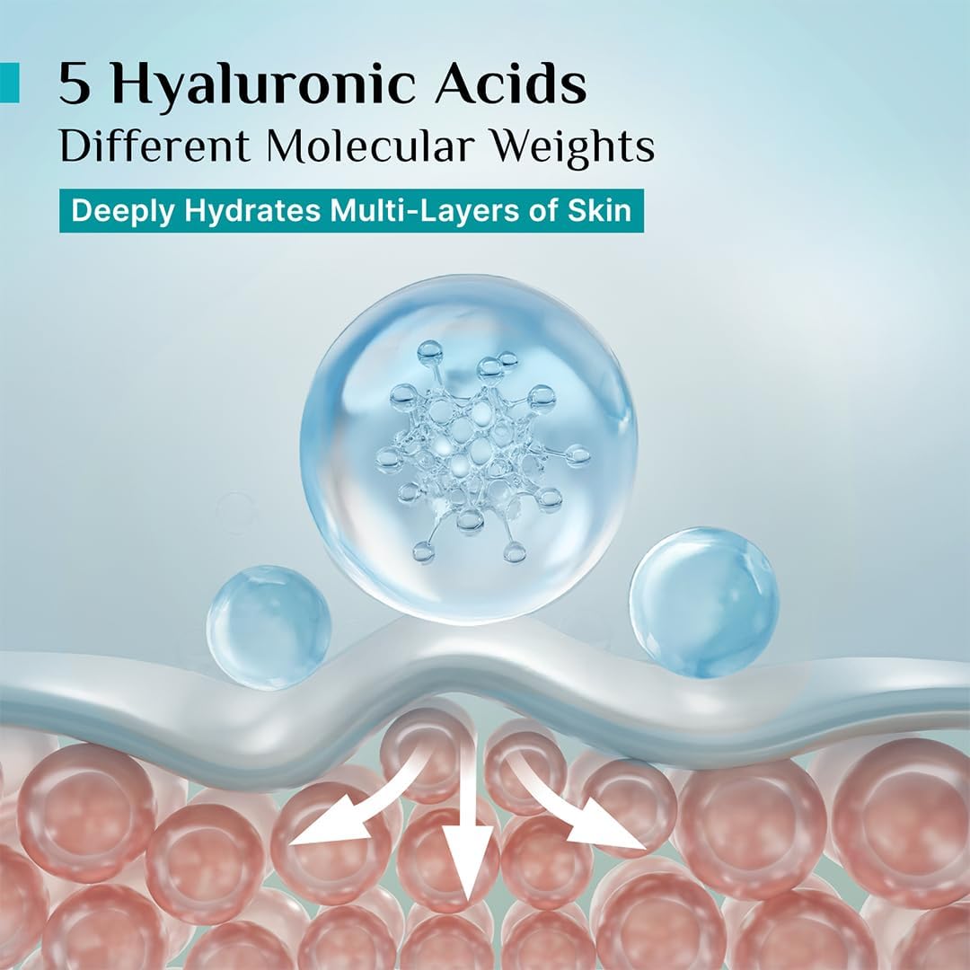 Pilgrim Face Moisturiser with Korean Rice Water - 100g Gel, Hyaluronic Acids, Niacinamide, Ceramides - Image 4