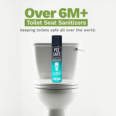 Pee Safe Toilet Seat Sanitizer Spray with Mint - 300ml - Image 6