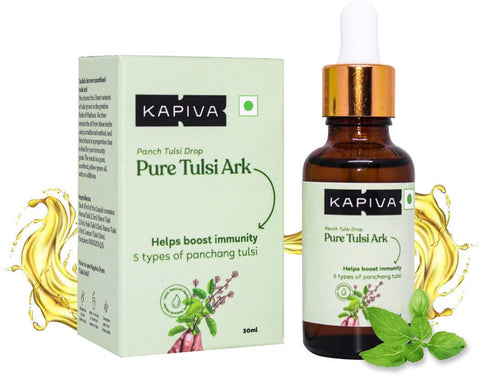 KAPIVA Tulsi Ark Drop + Wellbeing Nutrition Marine Collagen