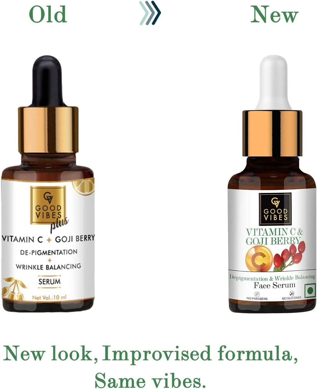Good Vibes Vitamin C & Goji Berry Face Serum - Depigmentation & Wrinkle Balance, 10ml - Image 7