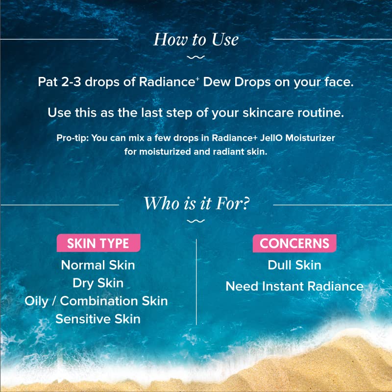 AQUALOGICA Radiance+ Dew Drops Face Serum - 30ml - Image 4