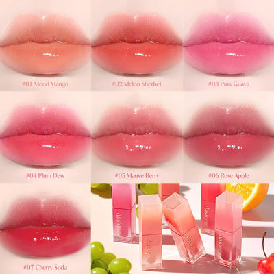 Dasique Juicy Dewy Tint - Cherry Soda, Vegan Glossy Lip Stain, 1 Unit - Image 5