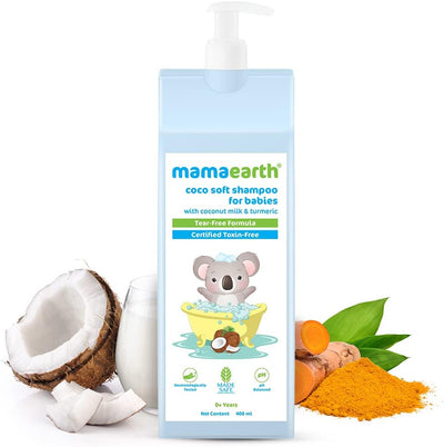 Mamaearth Baby Shampoo with Coconut Milk & Turmeric - 400ml - Image 2