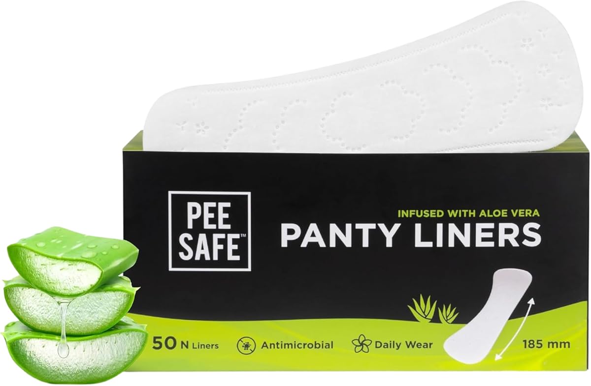 Pee Safe Aloe Vera Panty Liners XL - 50 Pack